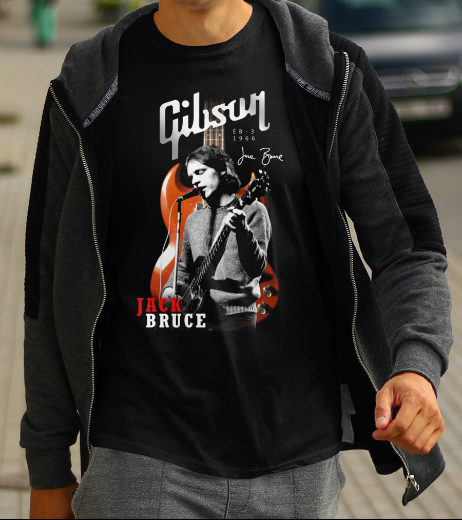 Gibson EB-3 1966 Jack Bruce Signature Bass Iconic Musician T-Shirt