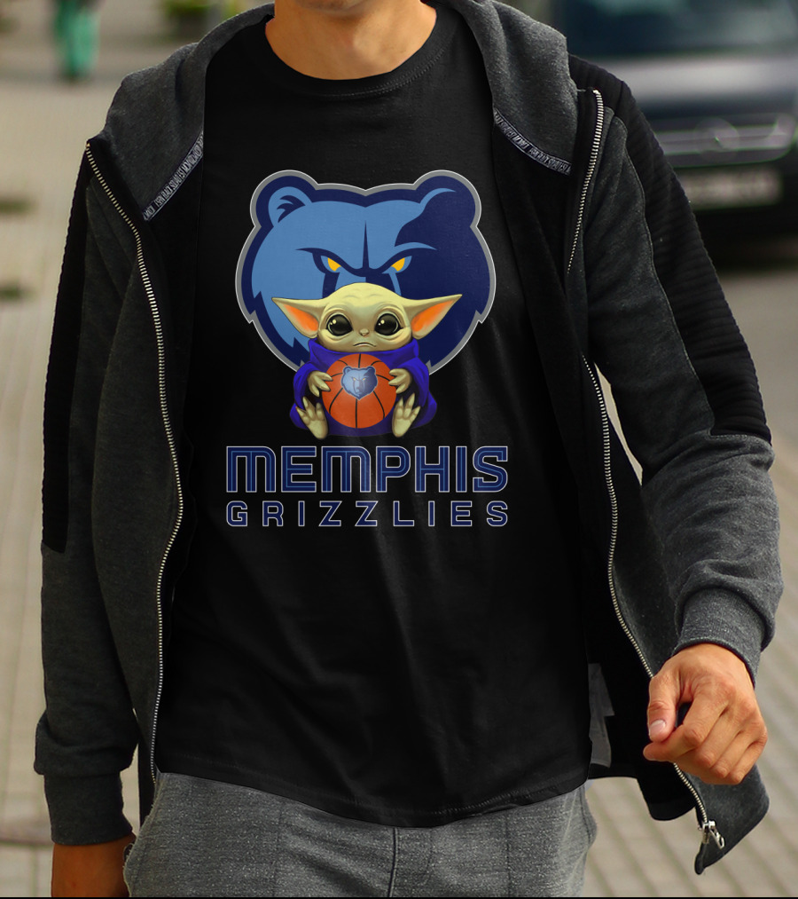 Memphis Grizzlies Baby Holding Basketball T-Shirt