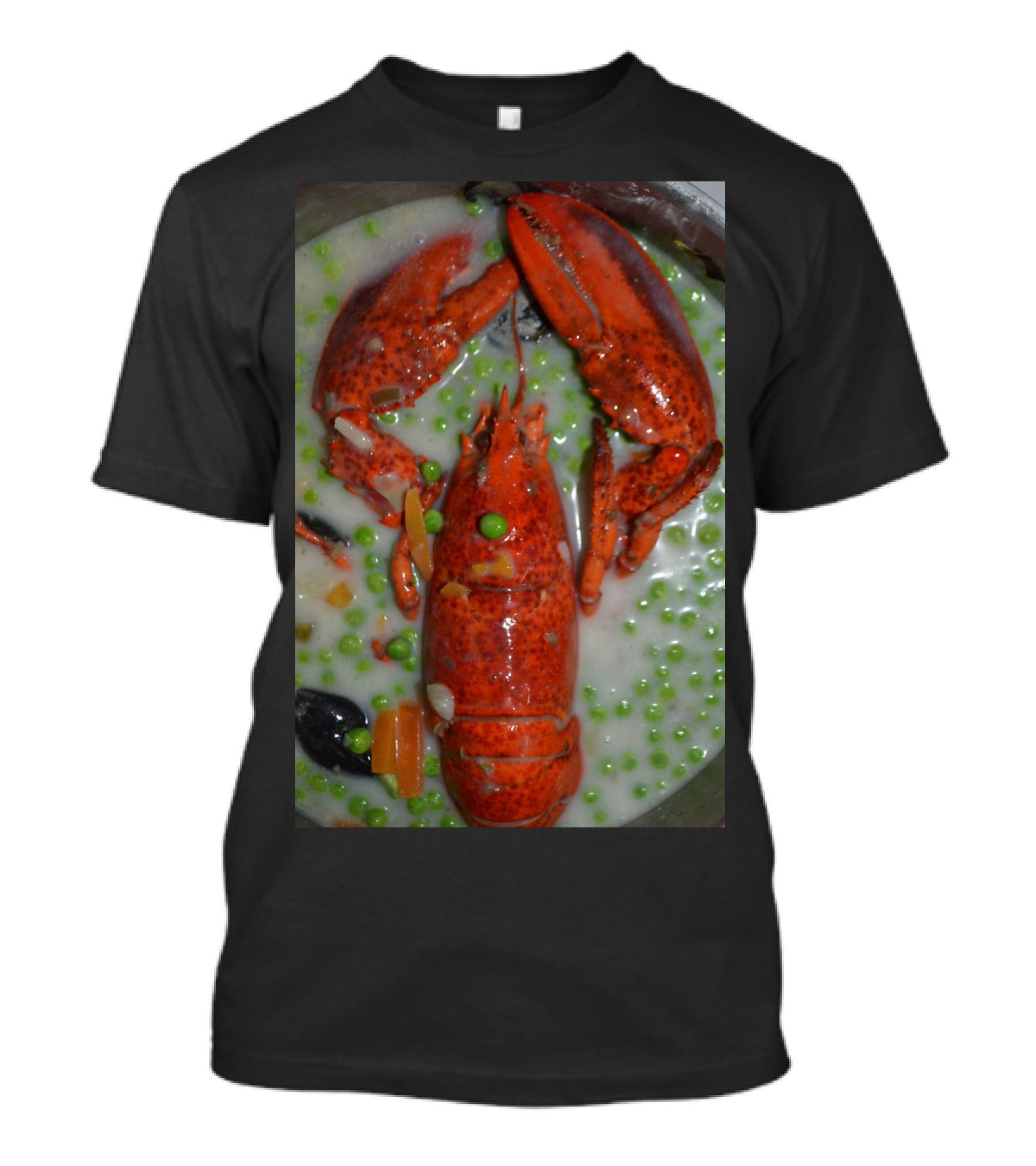 Lobster Craw Pea Brain Claws And Creation In Creamy Pea Broth T-Shirt