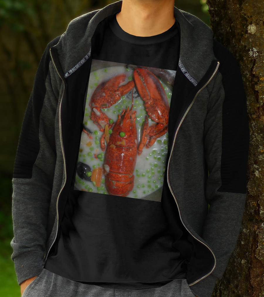 Lobster Craw Pea Brain Claws And Creation In Creamy Pea Broth T-Shirt