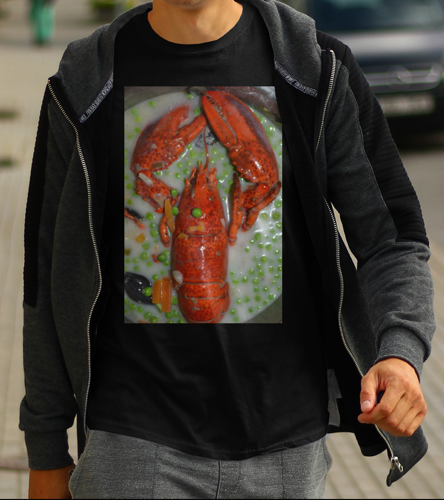 Lobster Craw Pea Brain Claws And Creation In Creamy Pea Broth T-Shirt