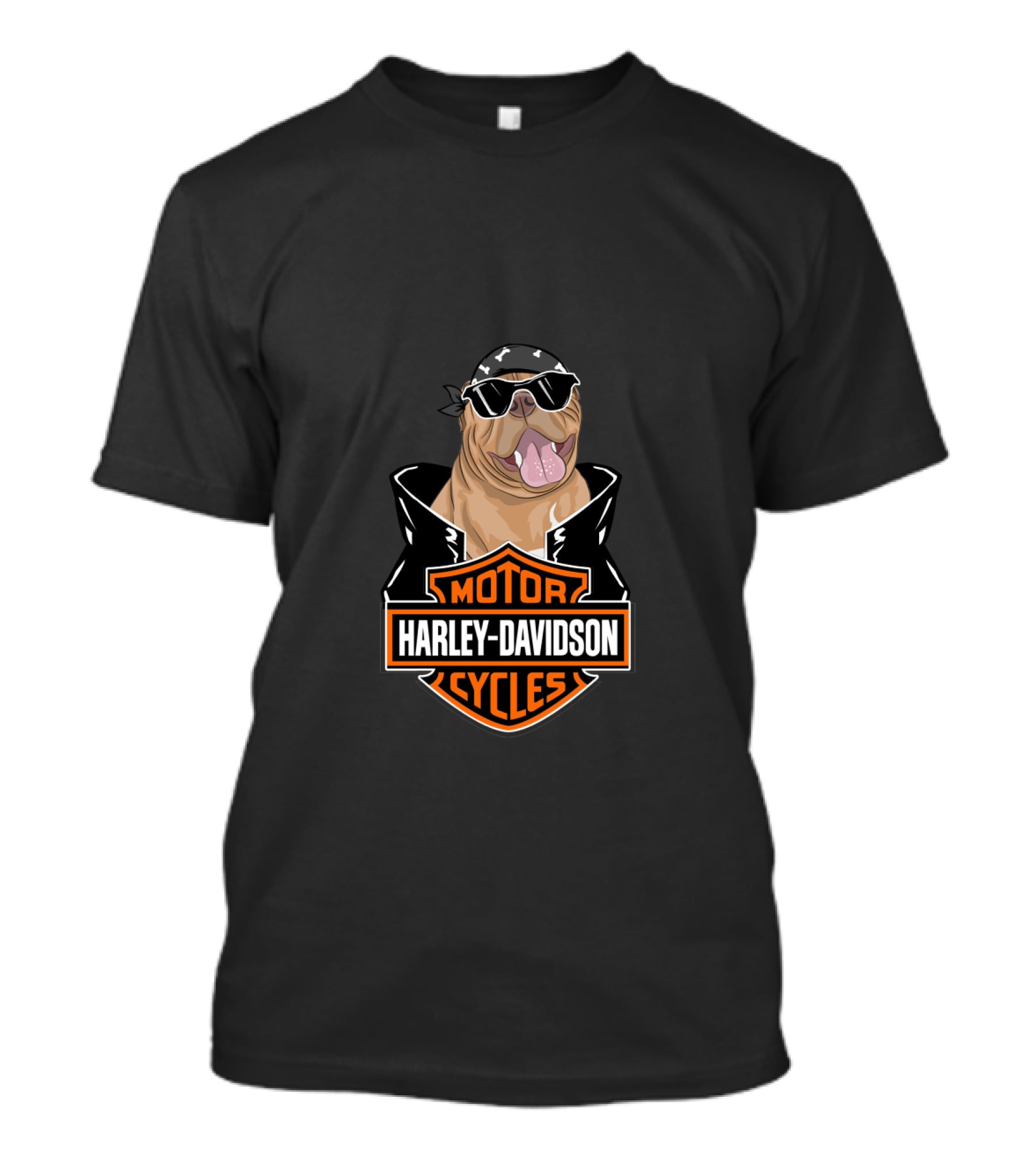 Harley Davidson Dogues De Bordeaux Cycles T-Shirt