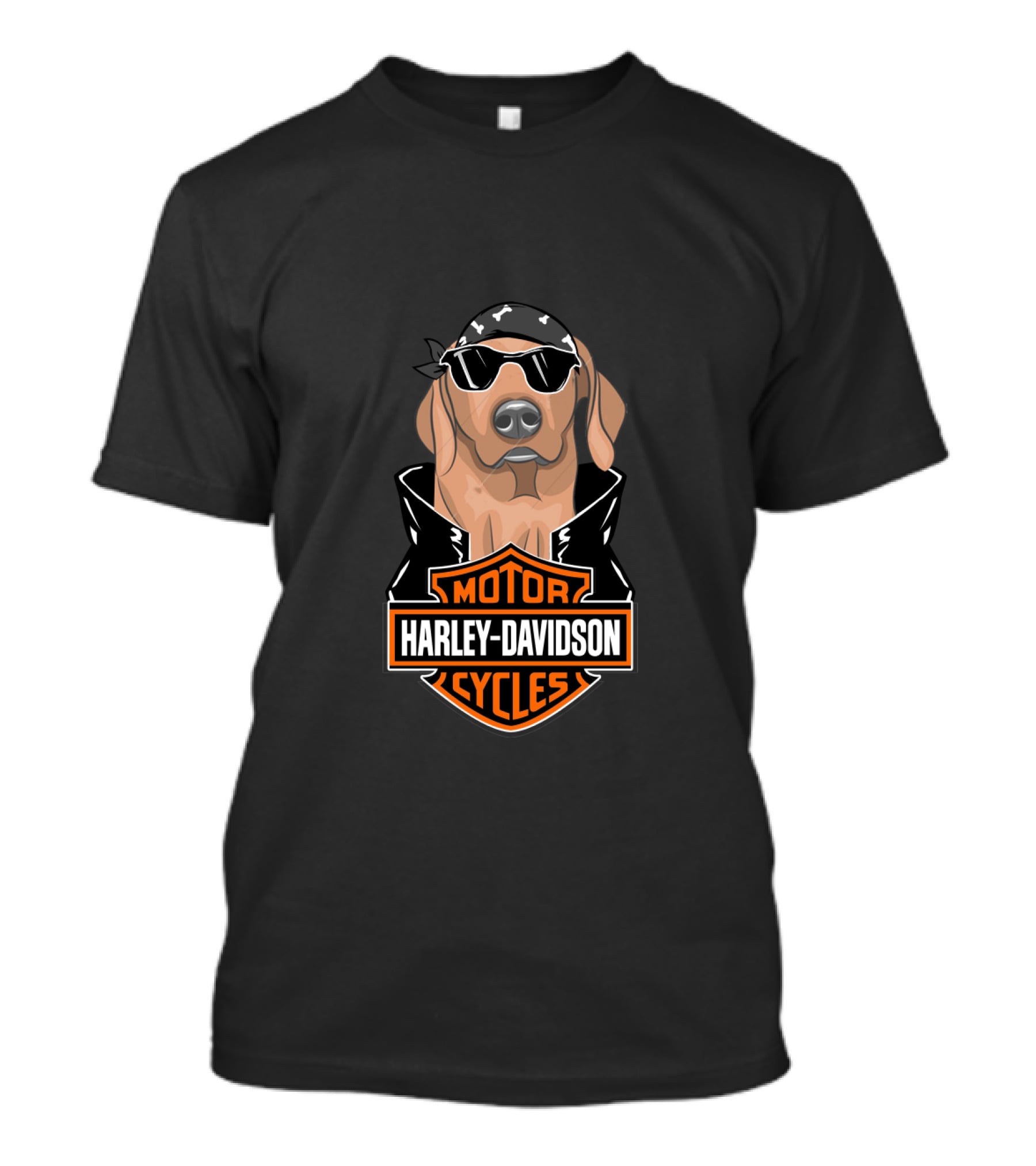 Harley Davidson Vizslas Motorcycle Cycles T-Shirt