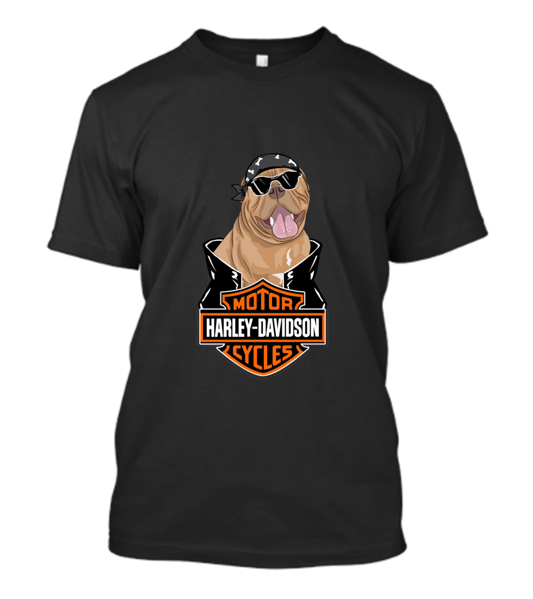 Harley Davidson Biker Mastiff Motorcycles T-Shirt