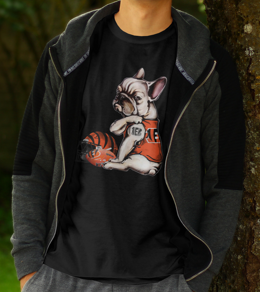 Cincinnati Bengals Pug Helmet Football 18 T-Shirt