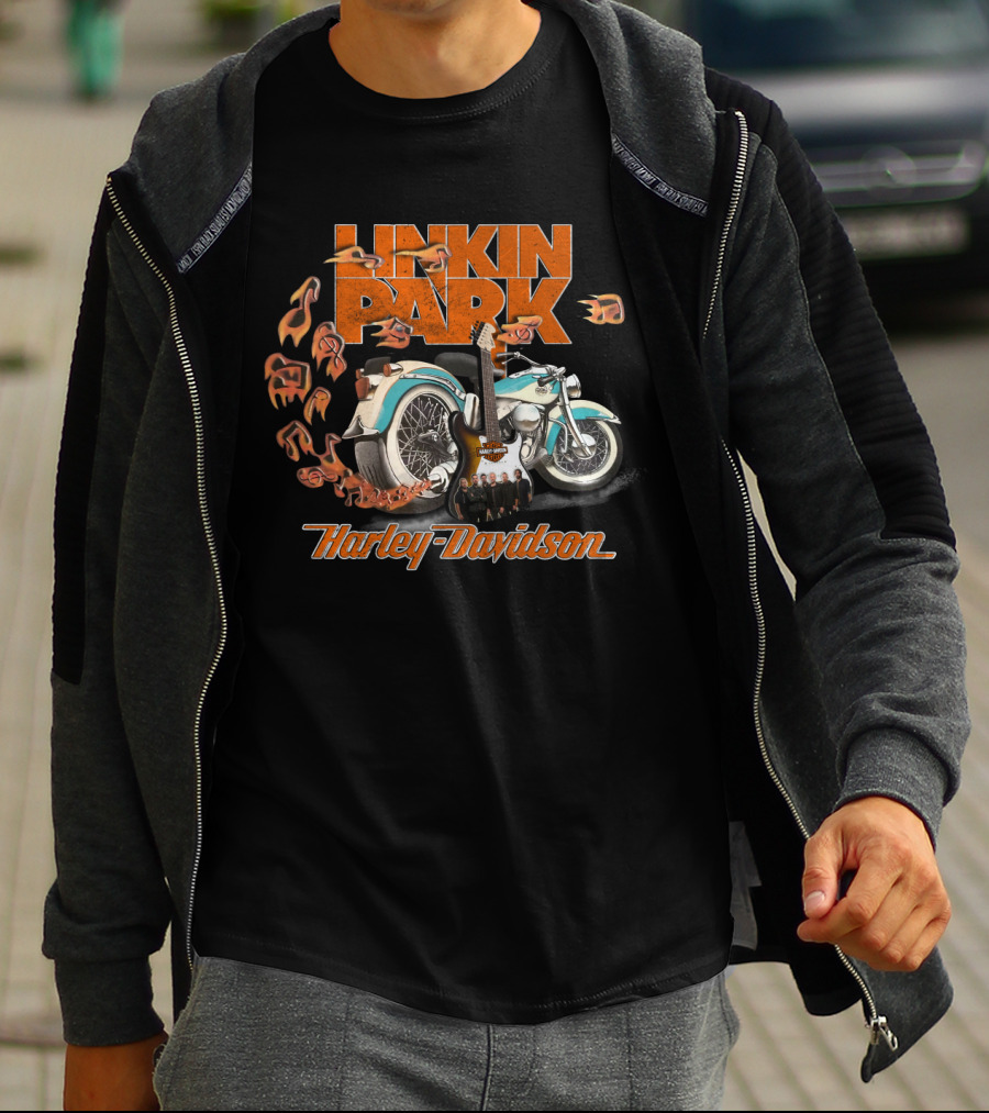 Linkin Park Harley Davidson Motorcycle Custom Collaboration 20Hdm T-Shirt