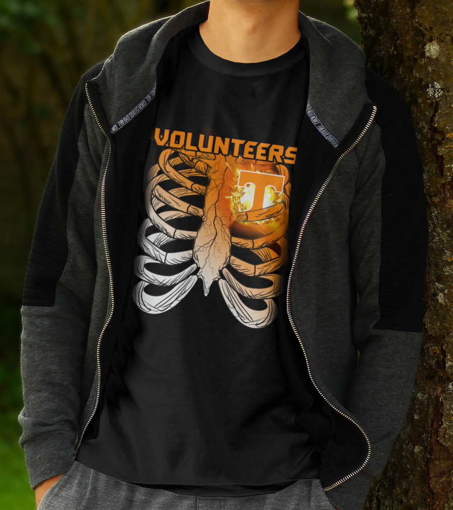 Volunteers Tennessee T Logo Ribcage T-Shirt