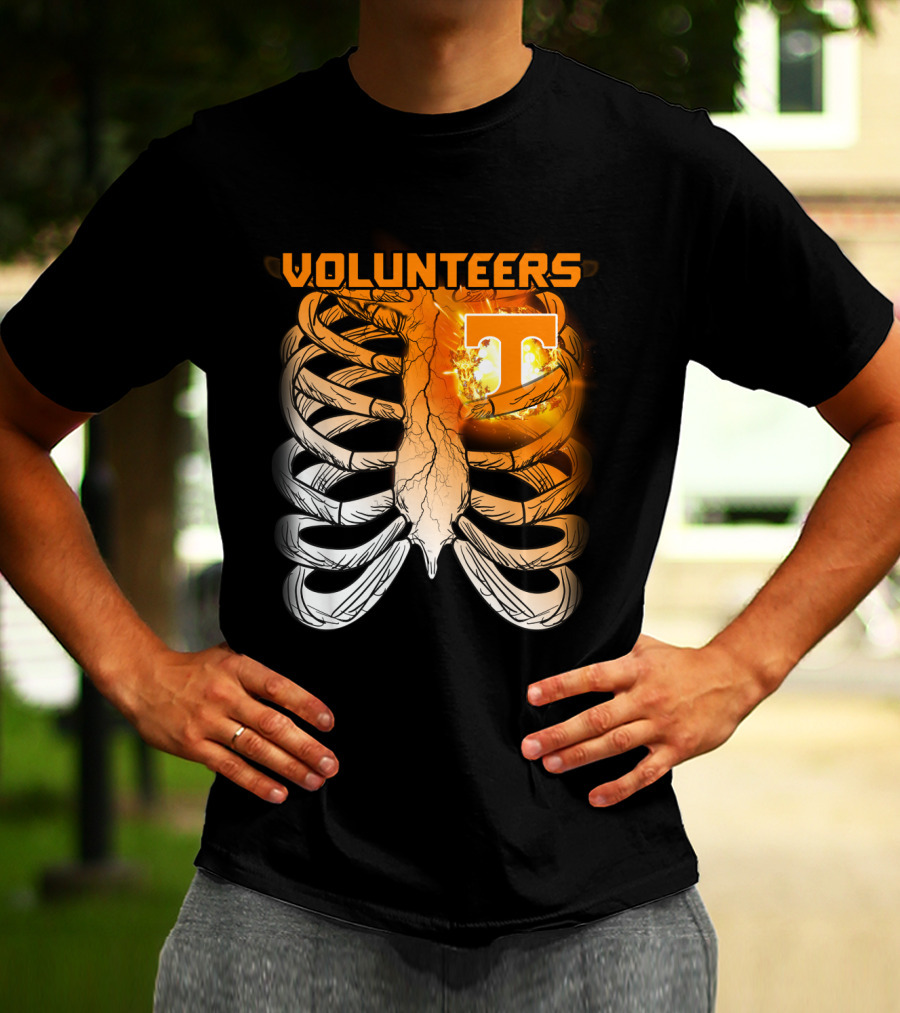 Volunteers Tennessee T Logo Ribcage T-Shirt