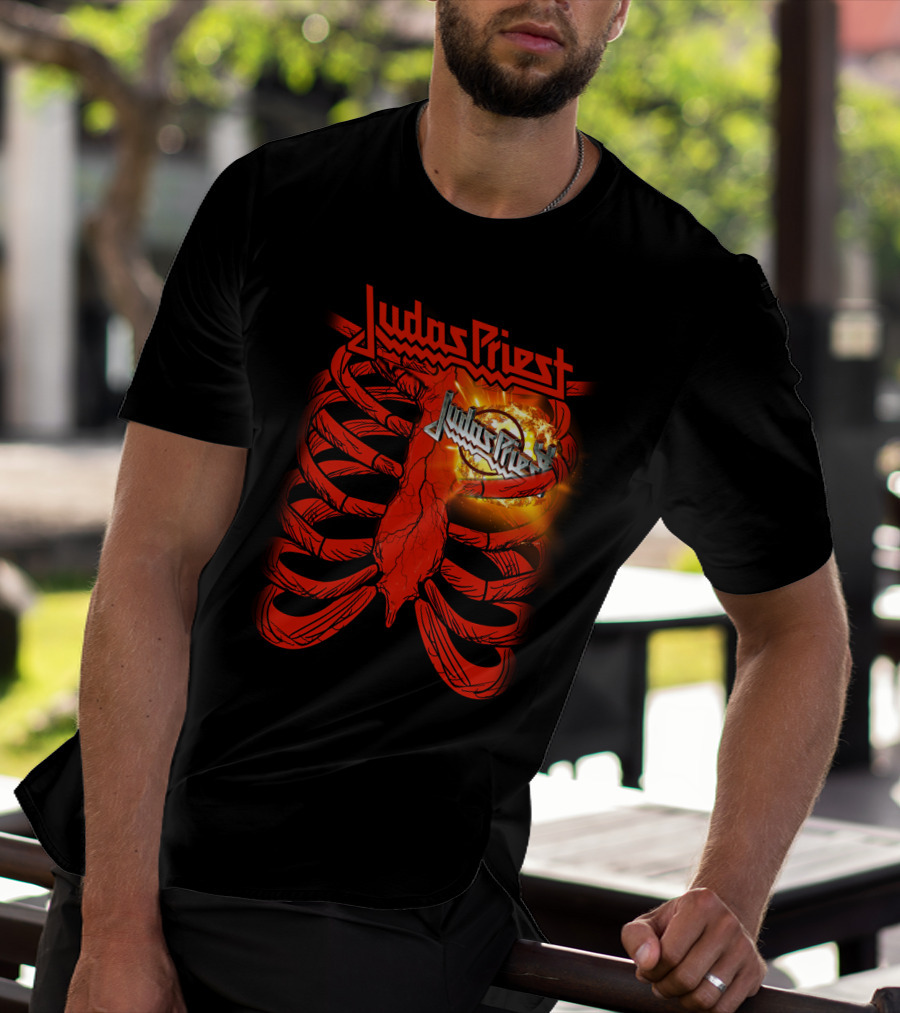 Judas Priest Ribcage Explosive T-Shirt