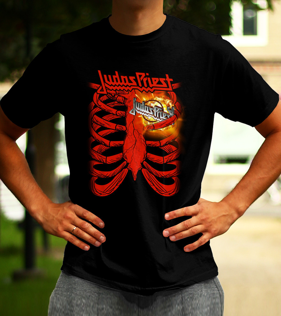 Judas Priest Ribcage Explosive T-Shirt