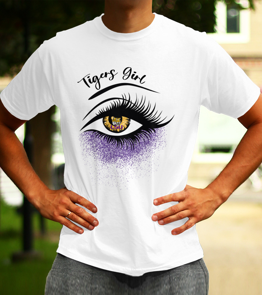 Lsu Tigers Girl Eye T-Shirt