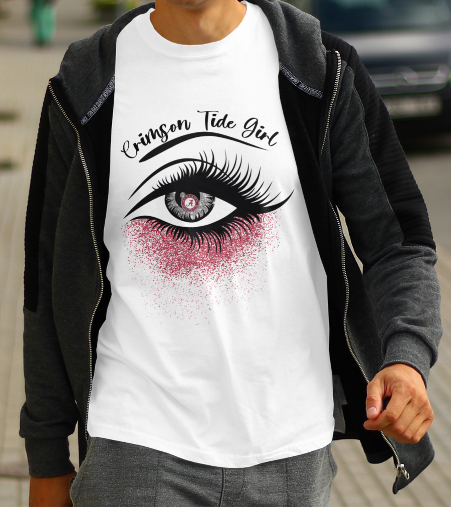Crimson Tide Girl Alabama Crimson Tide Eye T-Shirt