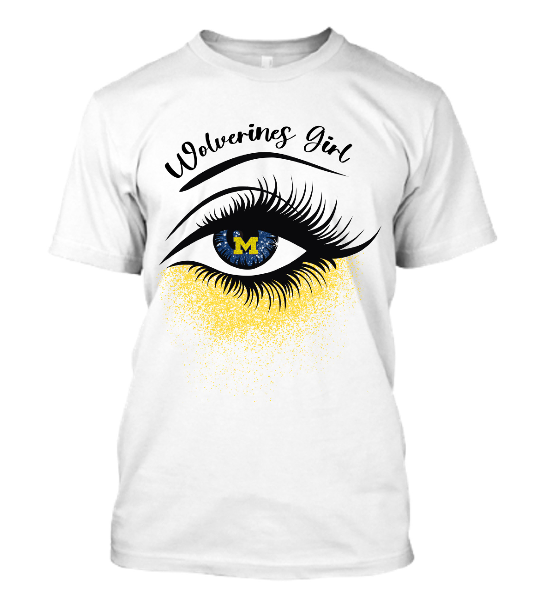 Wolverines Girl M Eye T-Shirt
