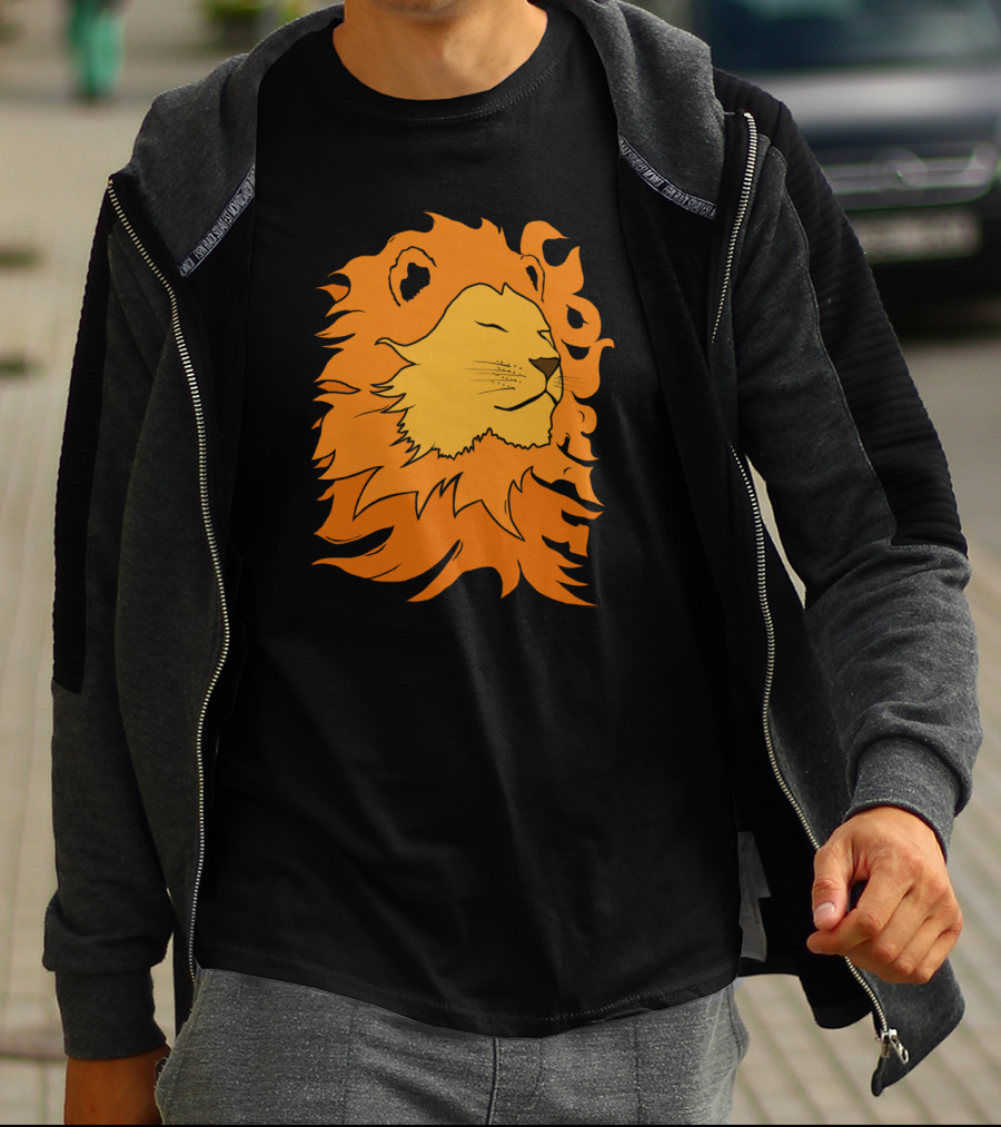 Find Courage Roaring Lion T-Shirt
