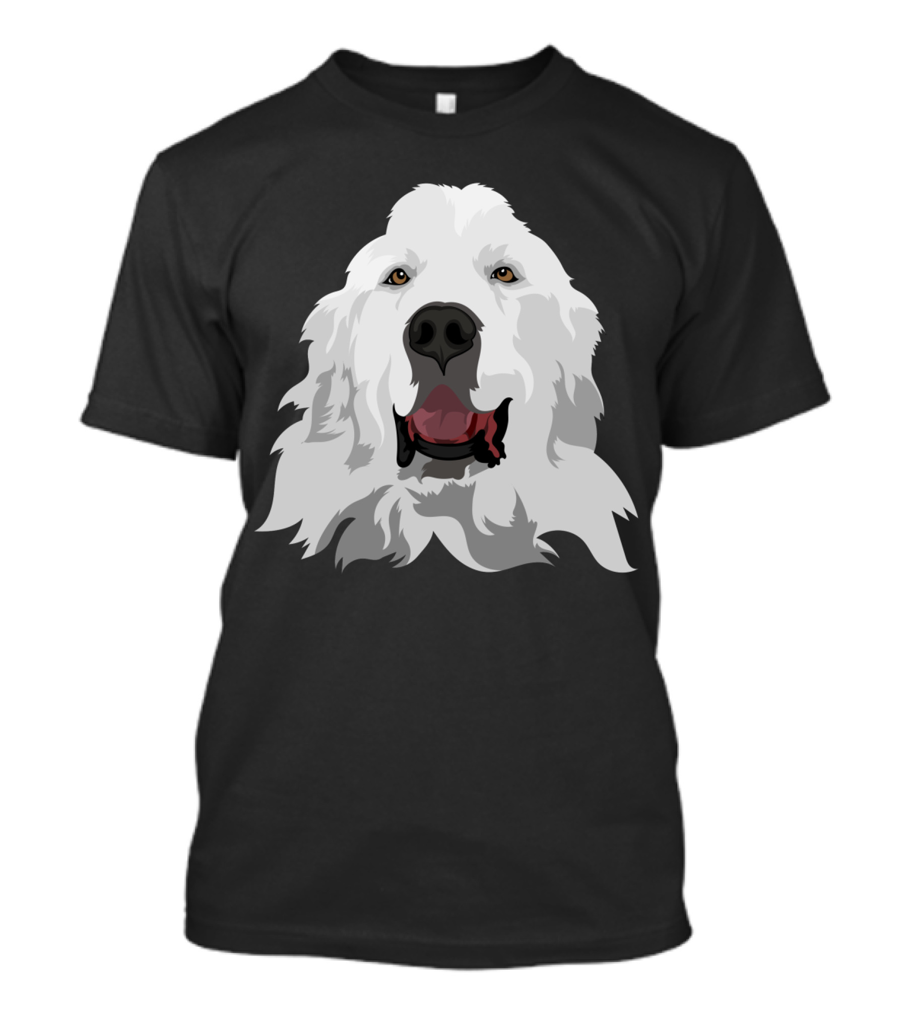 Greatest Pyr Great Pyrenees Dog Breed Face T-Shirt