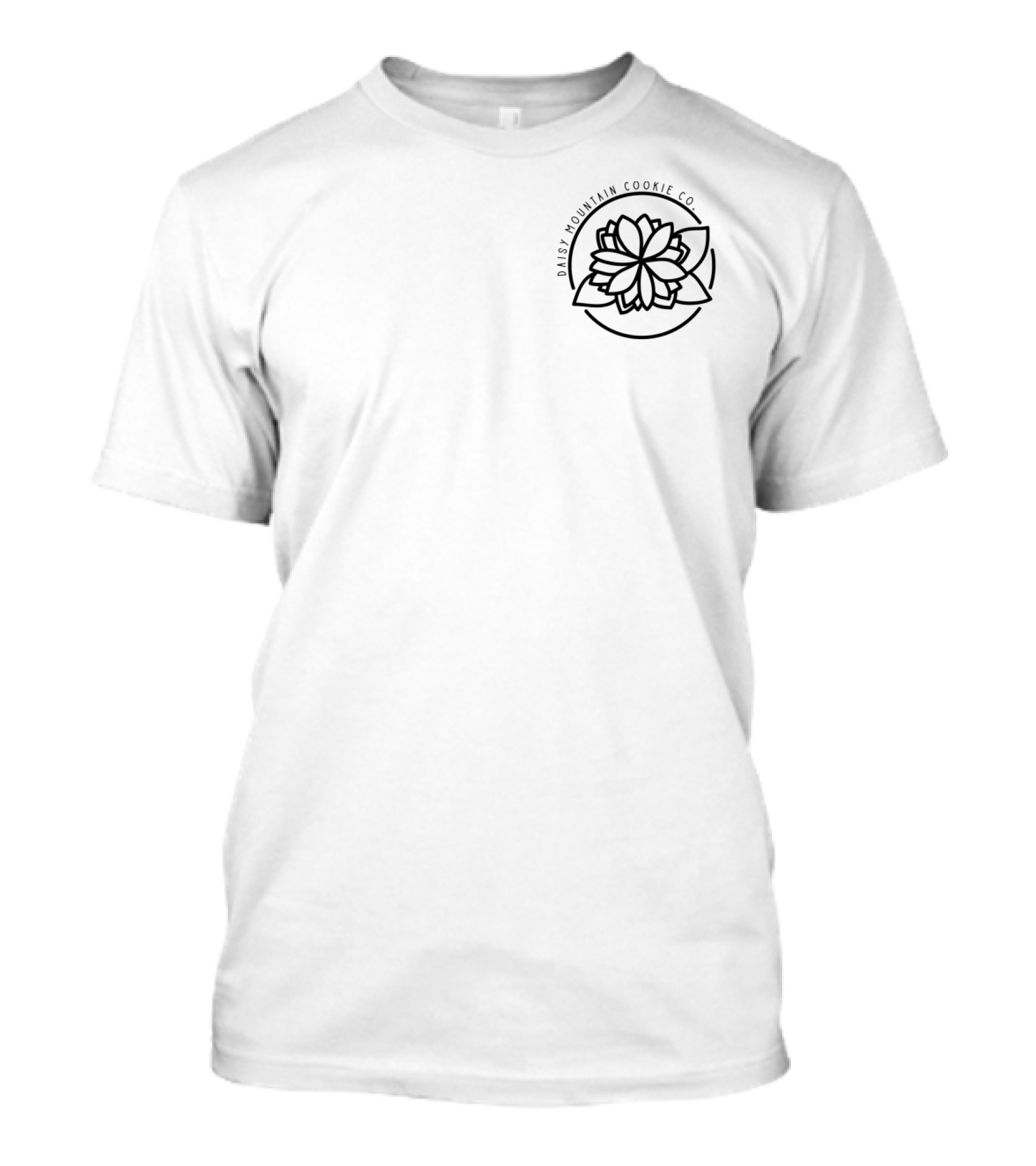 Jamis Mountain Cookie Co Black Small Logo Flower Circle T-Shirt