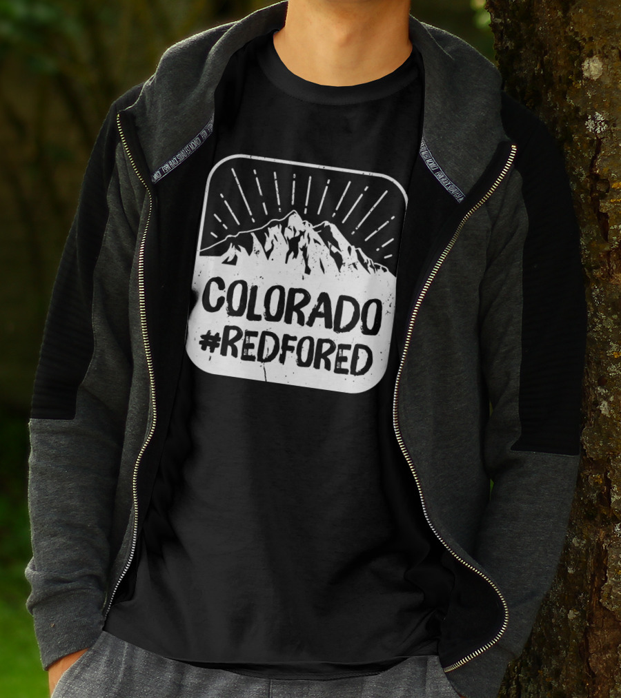 Colorado #RedForEd Teacher Mountain Protest T-Shirt
