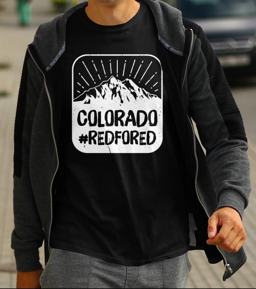 Colorado #RedForEd Teacher Mountain Protest T-Shirt