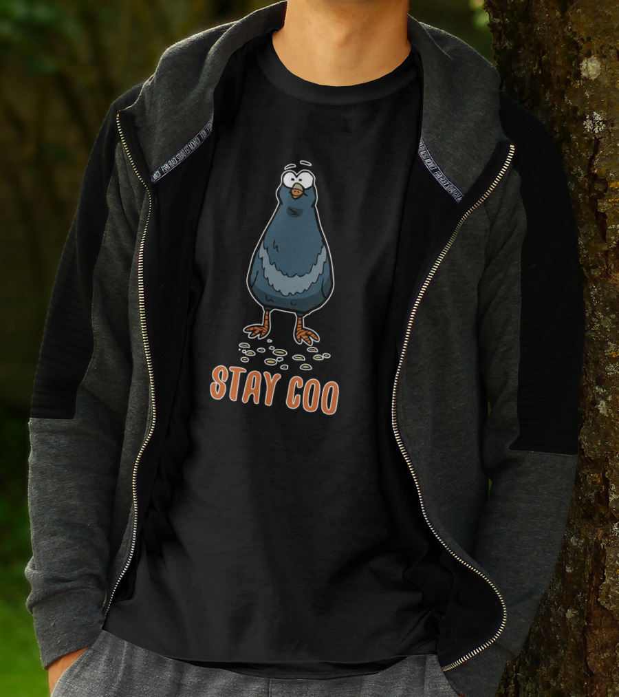 Stay Coo Cool Pigeon Bird T-Shirt