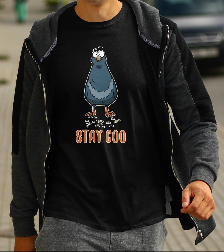 Stay Coo Cool Pigeon Bird T-Shirt