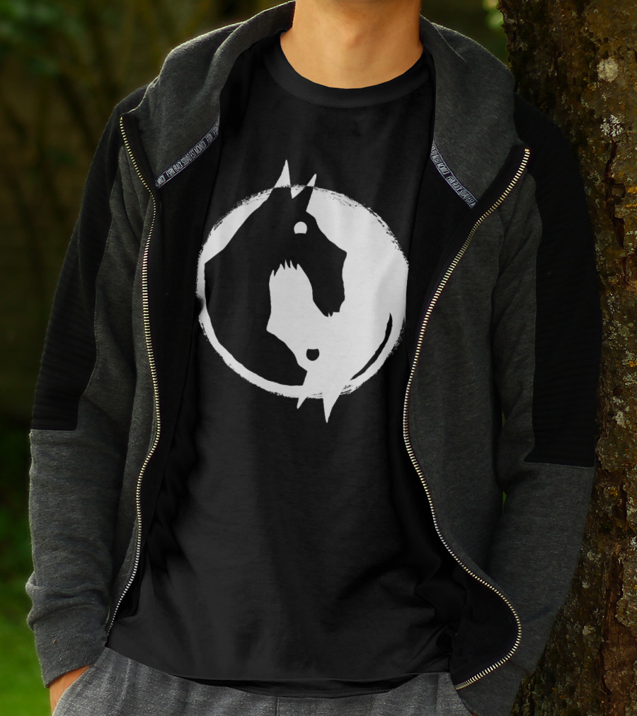 Yin Yang Dog Scottish Terrier T-Shirt