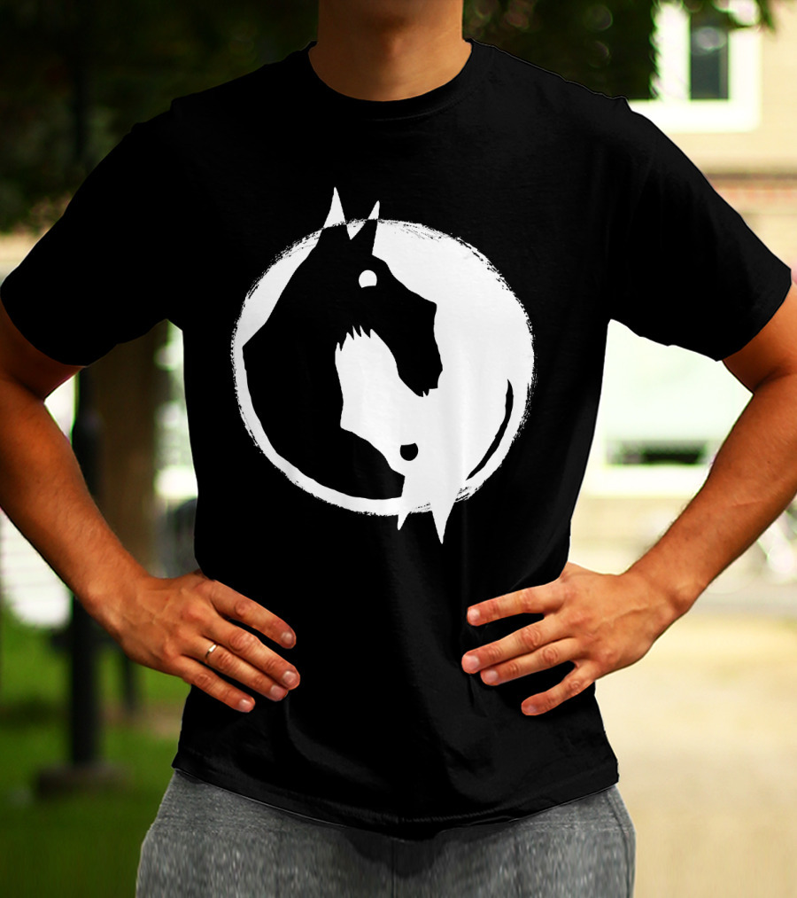 Yin Yang Dog Scottish Terrier T-Shirt