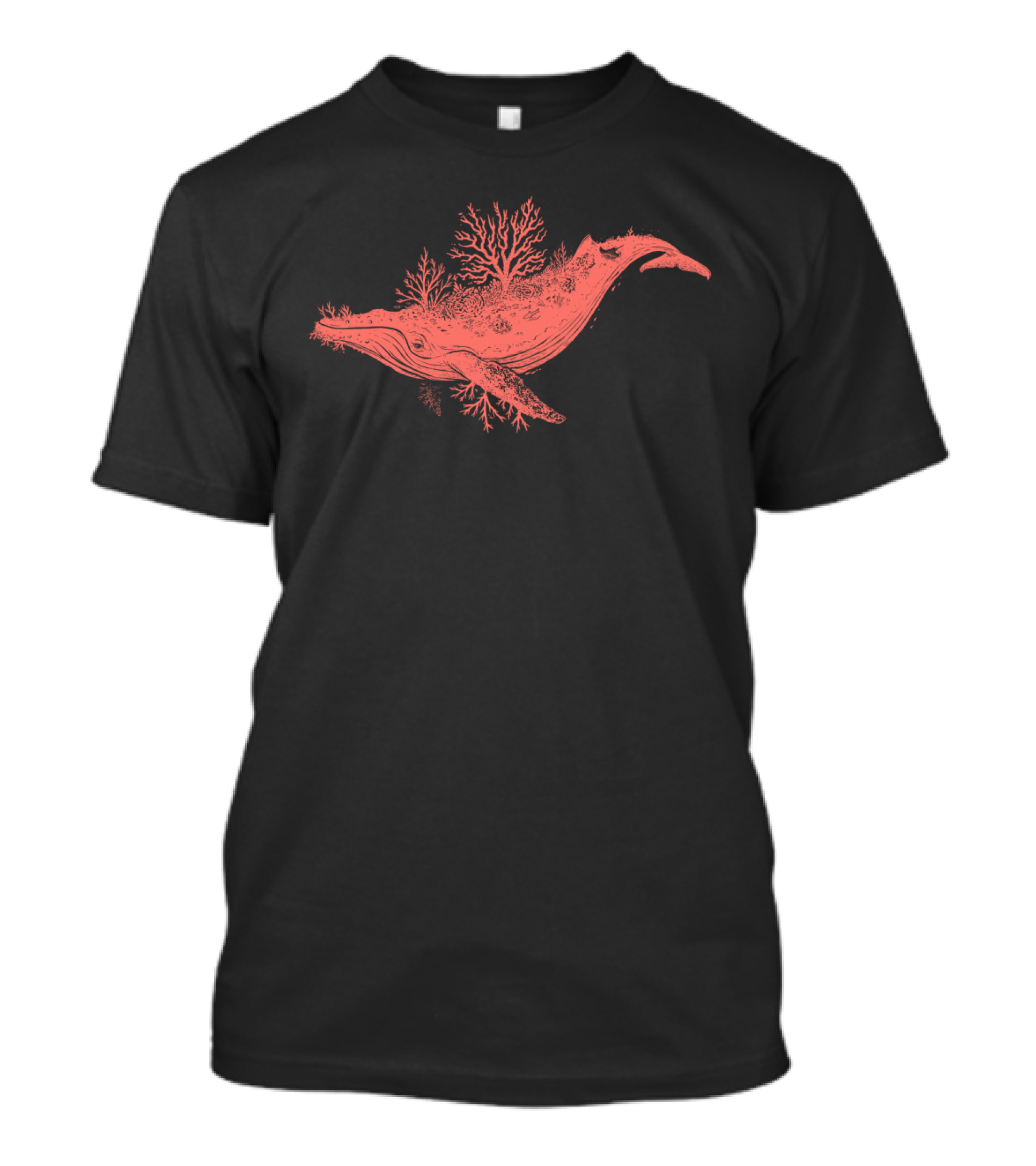 Living Environment Coral Whale Forest Fusion T-Shirt