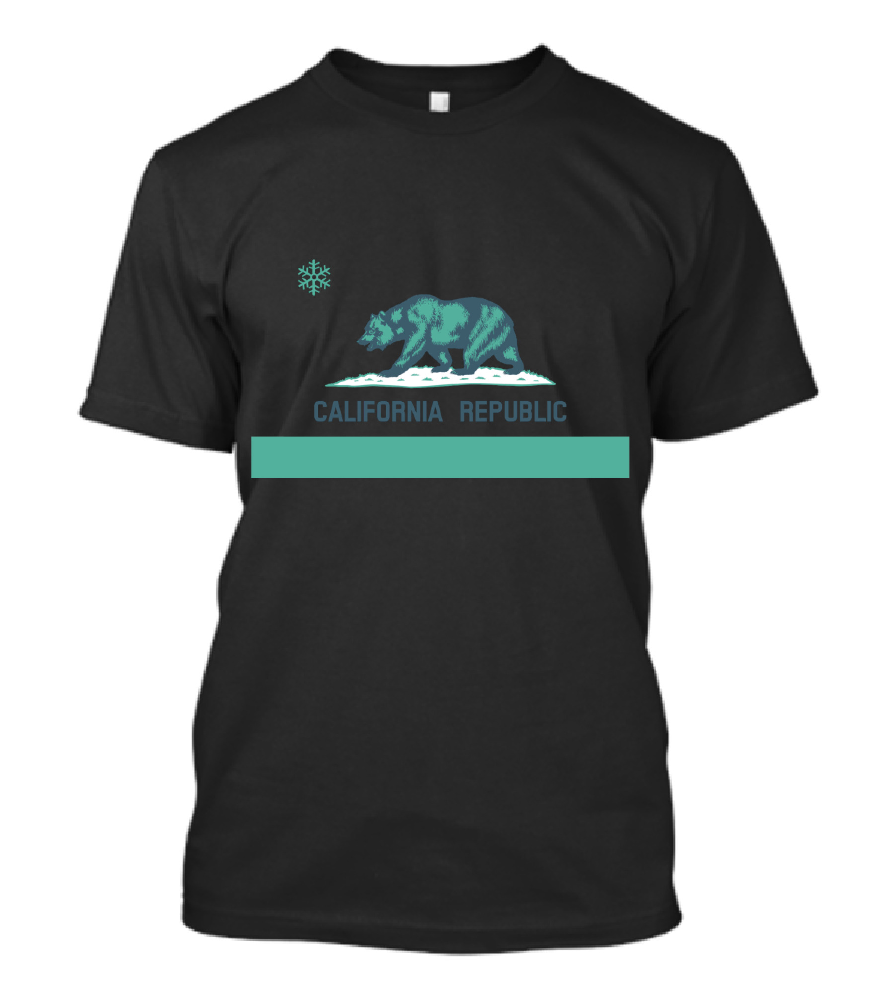 California Republic Winter Bear Snowflake T-Shirt
