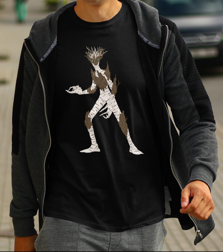 Birch Willow Creature With Tree-Like Features T-Shirt
