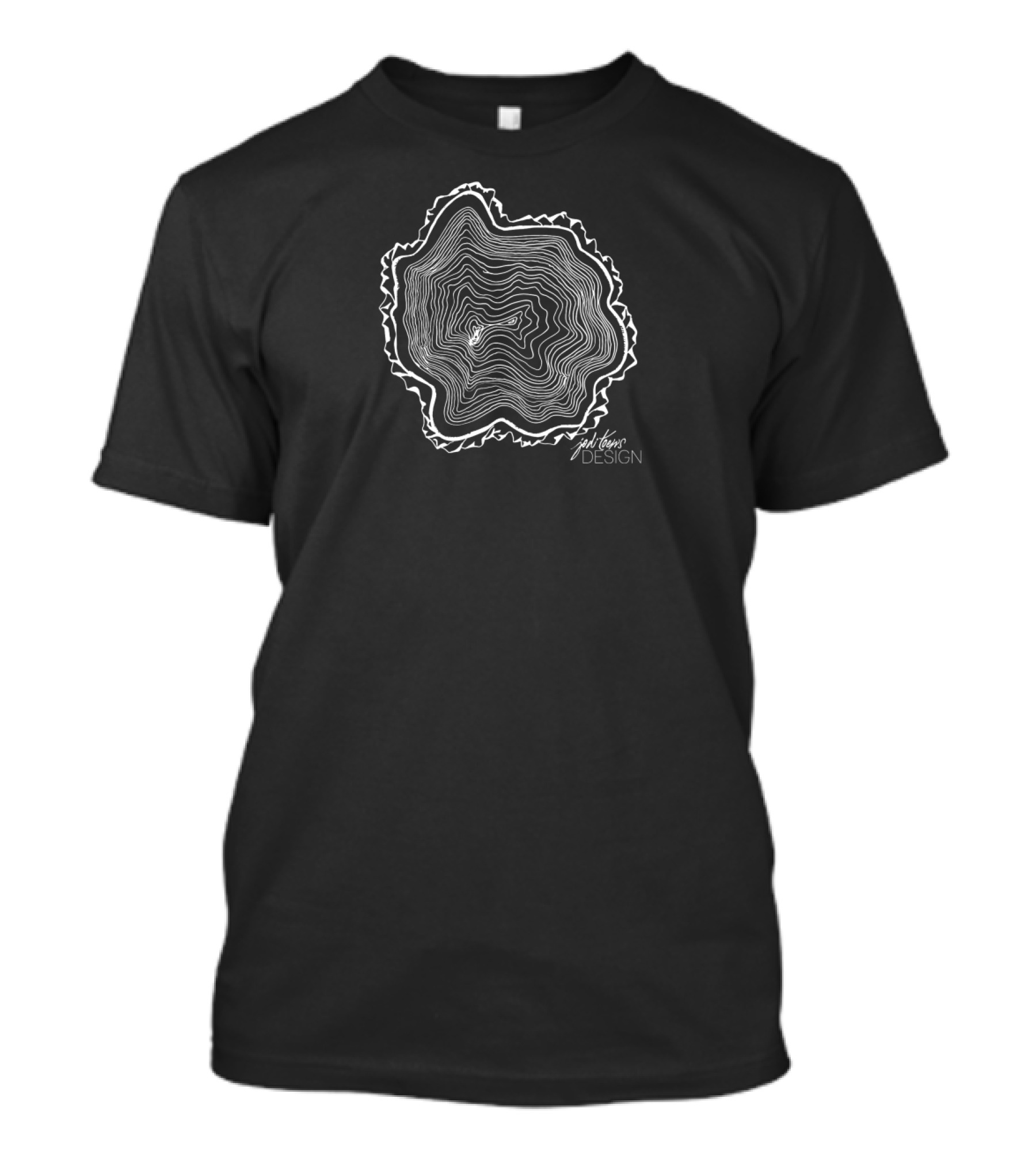 Grow Your Life In Light Tree Rings By Anthony T-Shirt