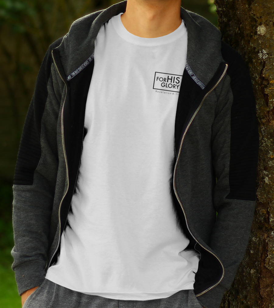 For His Glory Revelations 11 Typography T-Shirt