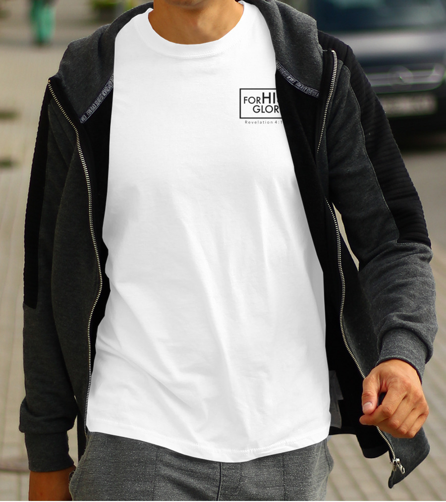 For His Glory Revelations 11 Typography T-Shirt