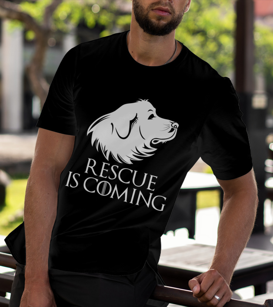 Game Of Thrones Rescue Is Coming Dog-Themed T-Shirt