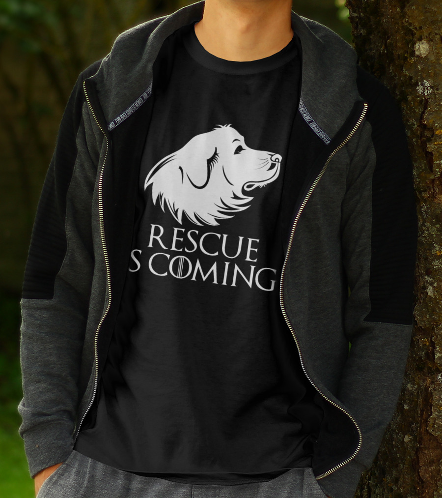 Game Of Thrones Rescue Is Coming Dog-Themed T-Shirt