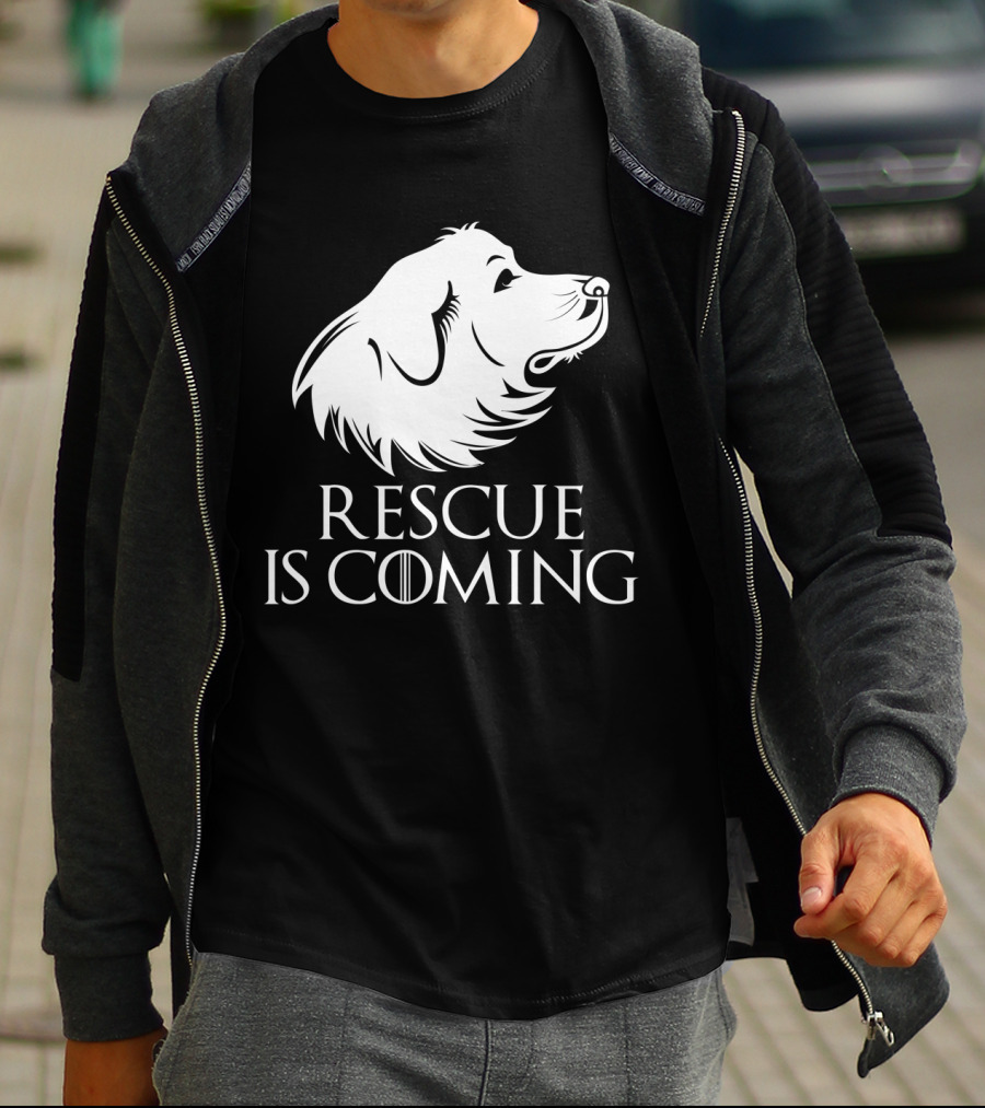 Game Of Thrones Rescue Is Coming Dog-Themed T-Shirt