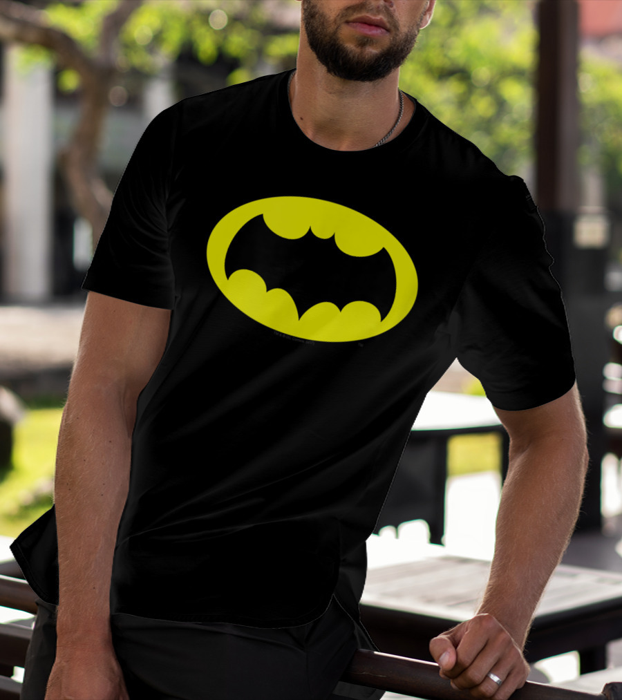 Batman Classic TV Series Logo Icon Chest T-Shirt