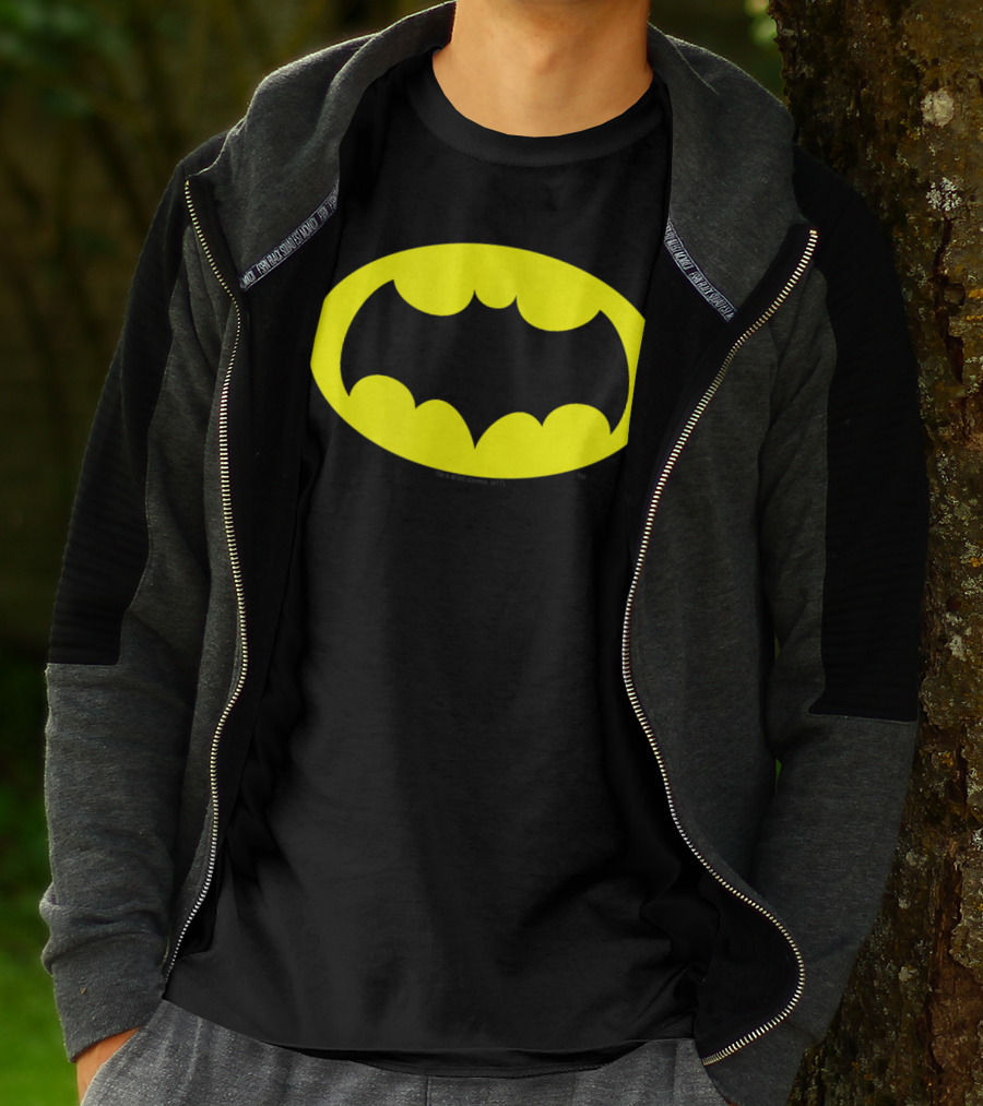 Batman Classic TV Series Logo Icon Chest T-Shirt