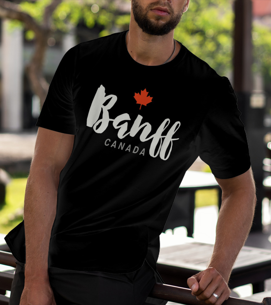 Banff Canada Maple Leaf National Park Classic Alberta T-Shirt