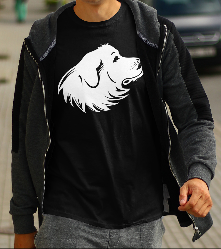 Great Pyrenees Majestic Canine Profile T-Shirt