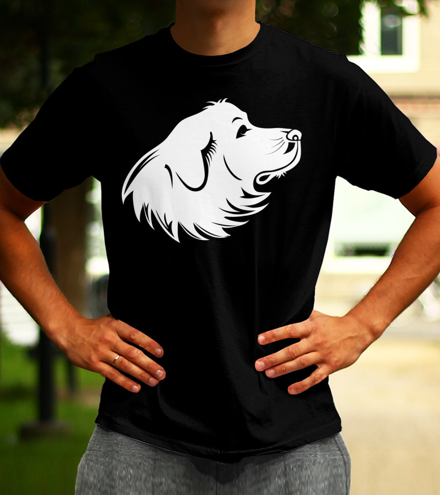 Great Pyrenees Majestic Canine Profile T-Shirt