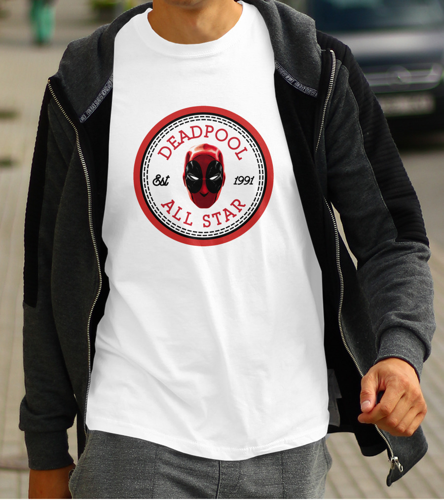 Deadpool All Star Est 1991 Converse T-Shirt