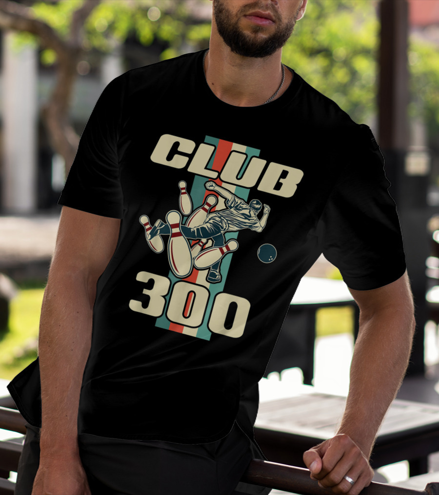 Club 300 Bowling Vintage 300 Bowling T-Shirt