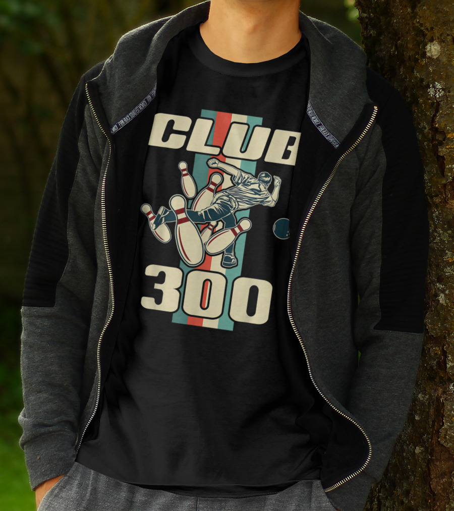 Club 300 Bowling Vintage 300 Bowling T-Shirt