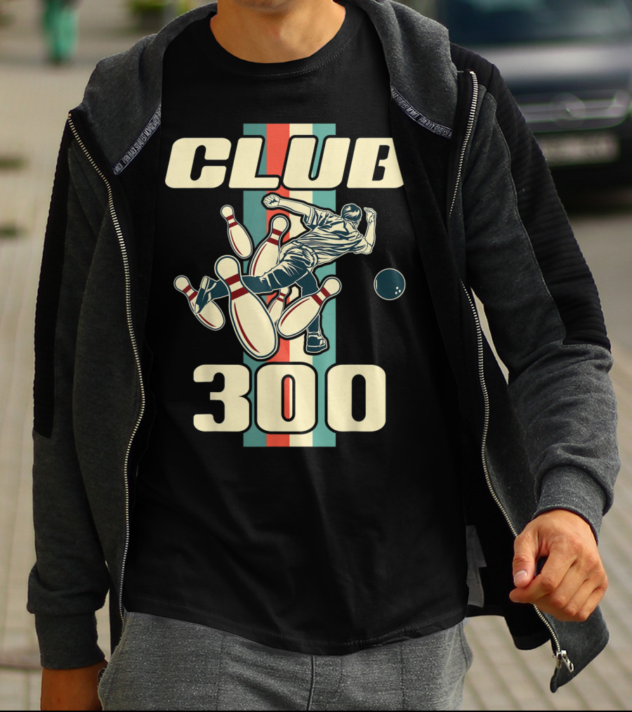 Club 300 Bowling Vintage 300 Bowling T-Shirt