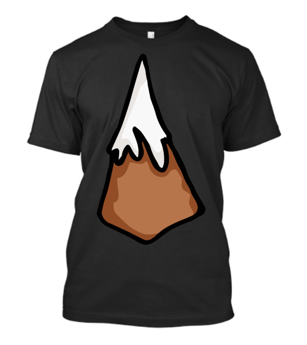 SNOW CAP Mountain Apex Iconic Snow-Topped Peak T-Shirt