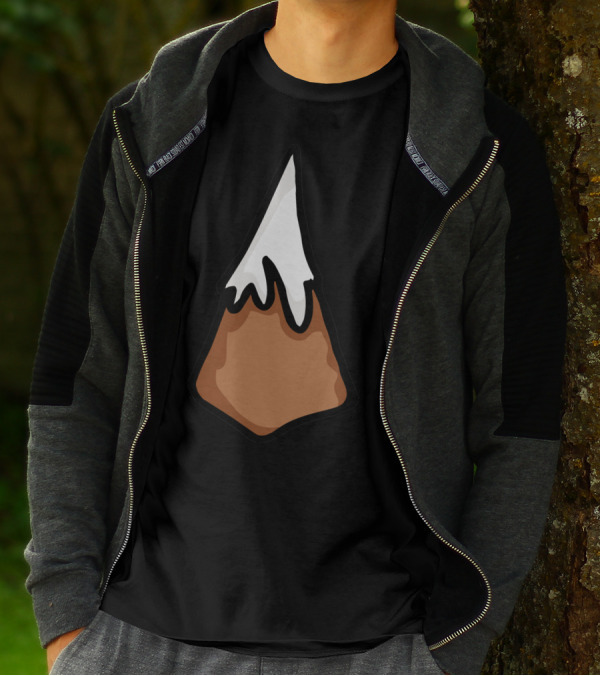 SNOW CAP Mountain Apex Iconic Snow-Topped Peak T-Shirt