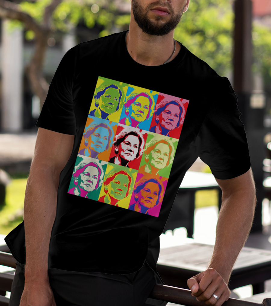 Elizabeth Warren Pop Art Superstar T-Shirt