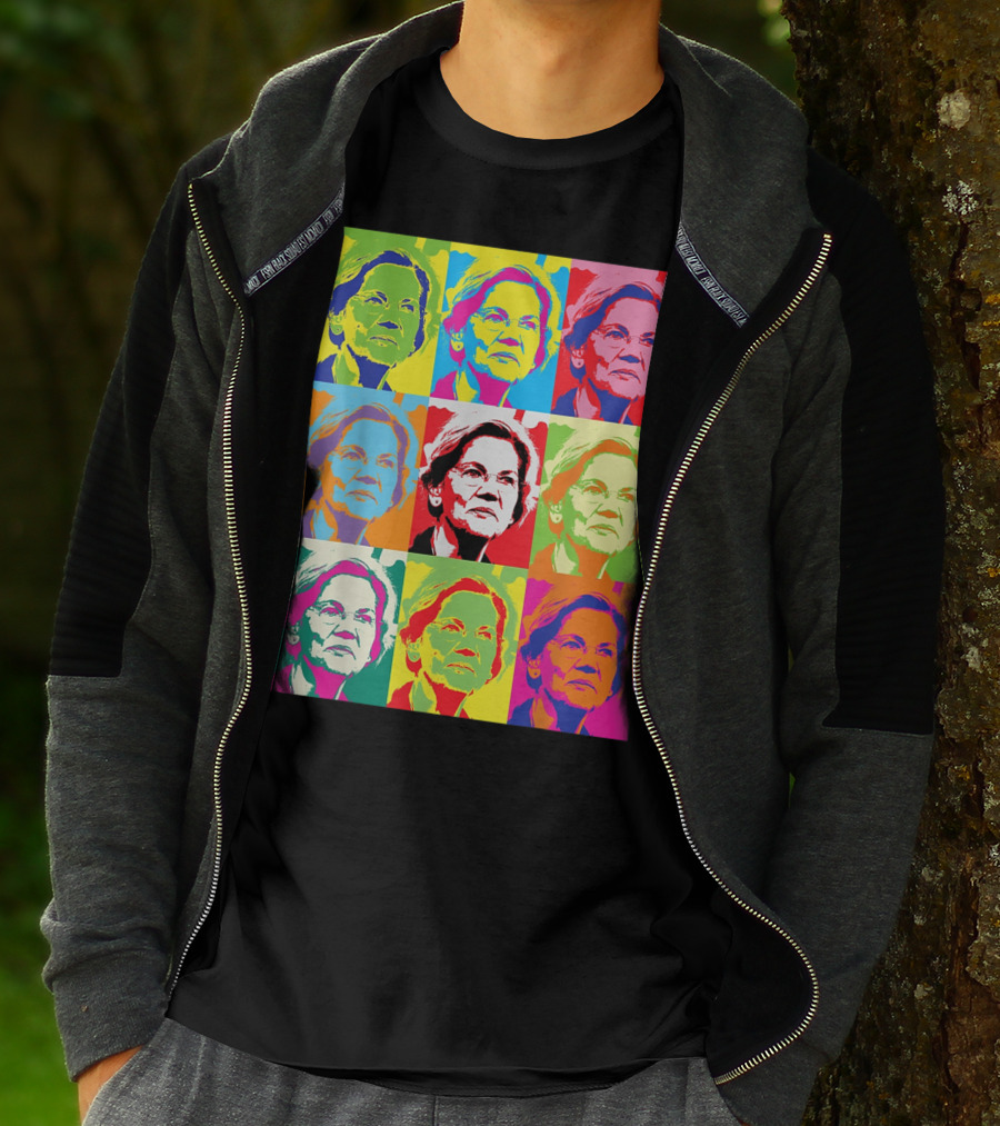 Elizabeth Warren Pop Art Superstar T-Shirt