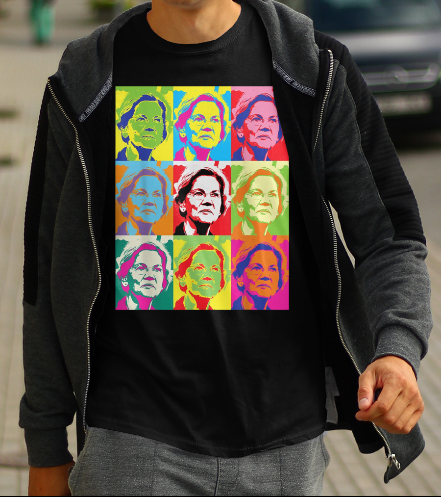 Elizabeth Warren Pop Art Superstar T-Shirt