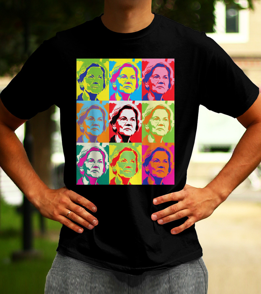 Elizabeth Warren Pop Art Superstar T-Shirt
